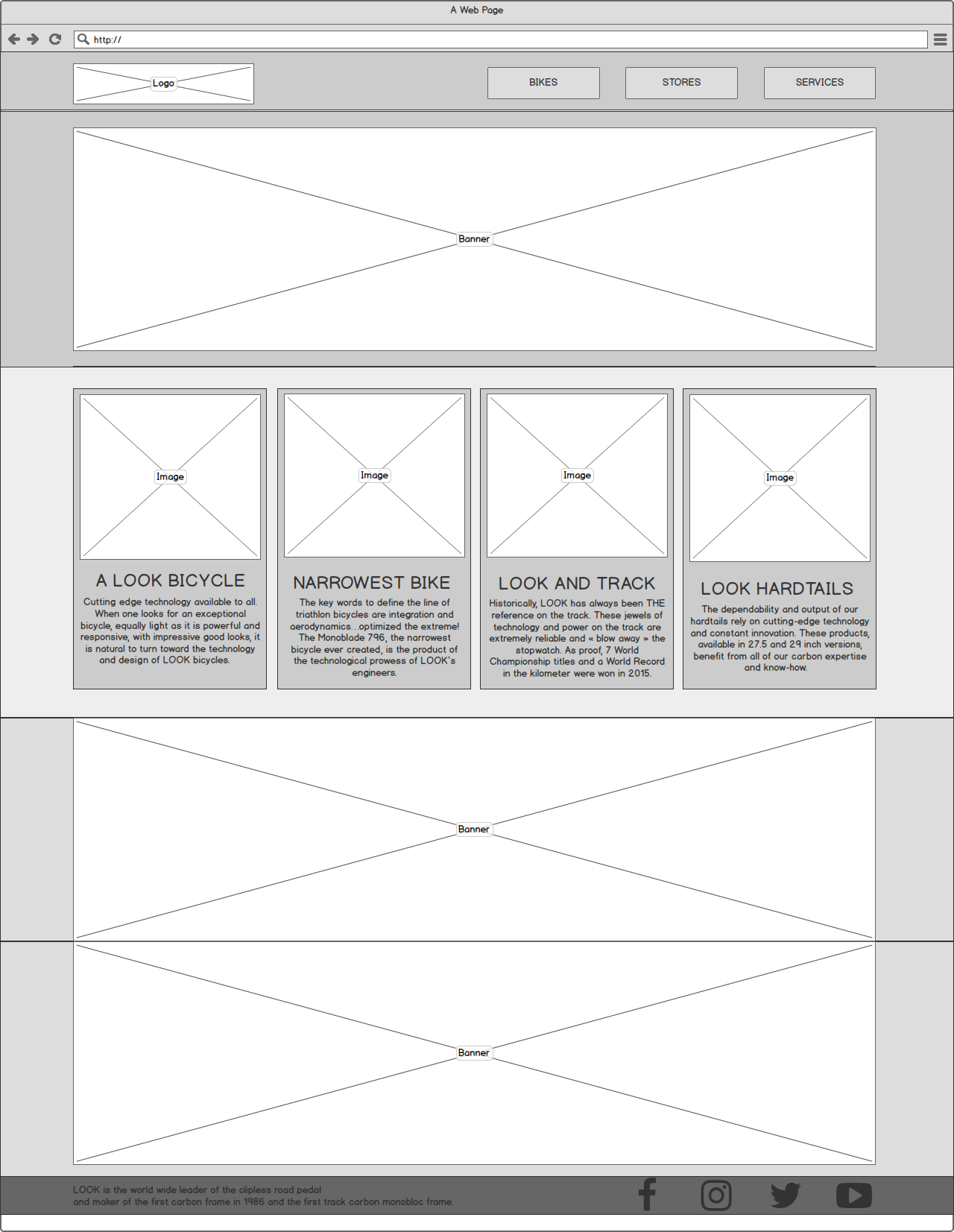 wireframe gray scale